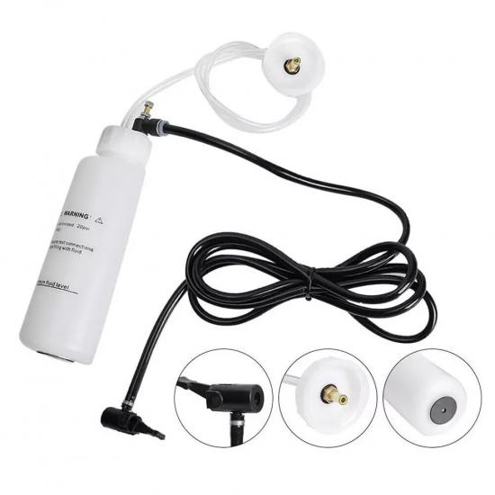 Car Brake Clutch Bleeder Tool Air Brake Vacuum Car Brake Bleeding Fluid Bleeder Kit Vacuum Pump 500ml Air Powered Tool