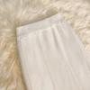 Fishtail Skirt Solid Color Elastic High Waist Knitting Skirt Solid Color Slimming