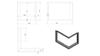 Frame for VNP/610/430 Fireplace Stove Frame Width 35 Mm
