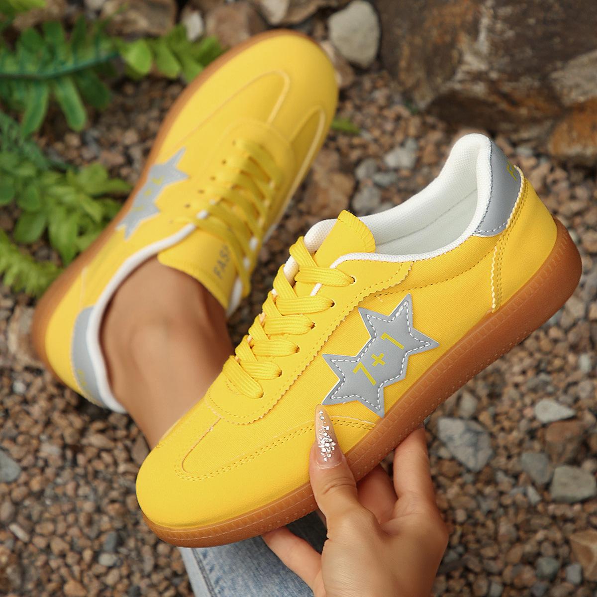 New casual round head sports single shoes flat baseplate shoes casual soft sole comfortable flat bottom 35