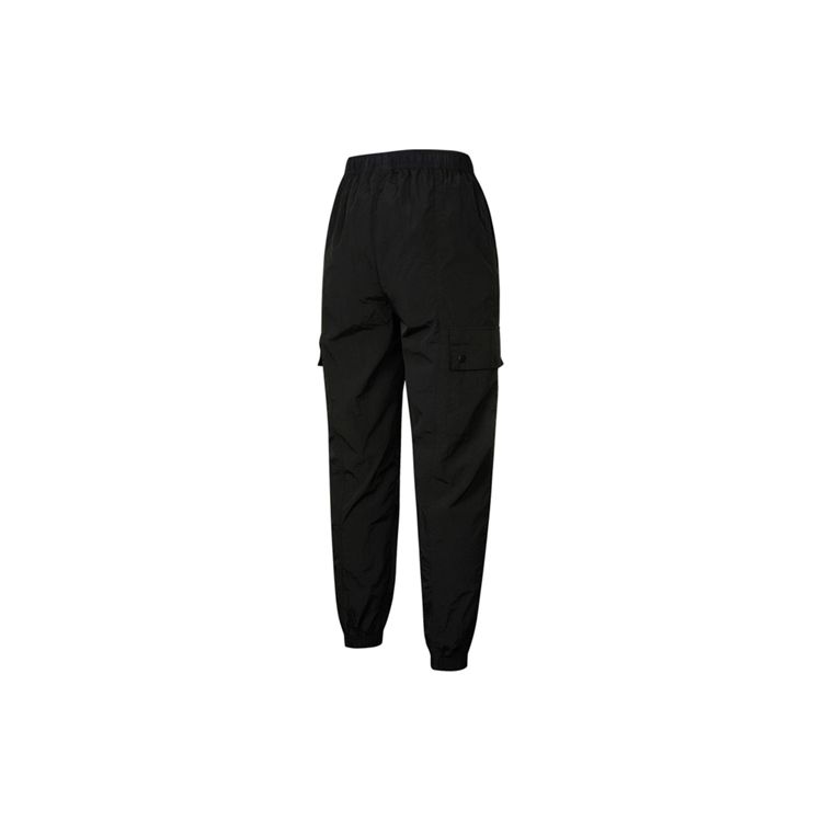 Jordan Essentials Logo Woven Drawstring Joggers Women Bottoms Black DD6996-010