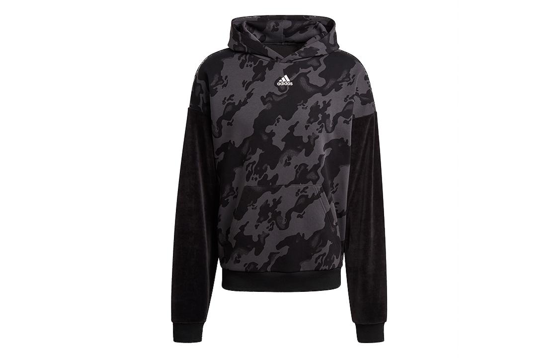 

Adidas Sweatshirts Men s Black Hooded Moderate Regular H25088 XL