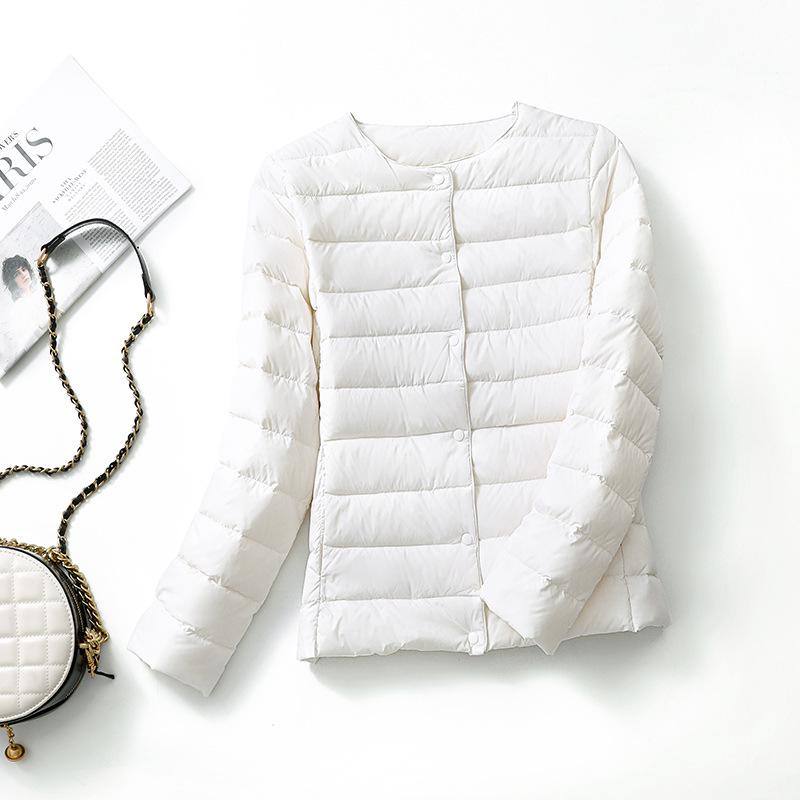 Women's Slim Fit Lightweight Down Jacket - Warm, Casual, Outdoor Windbreaker