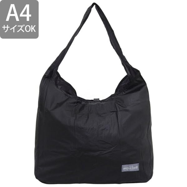 Montbell U.L.MONO Shoulder Bag, Black, Men's and Women's, Large, 1123780, A4 Compatible