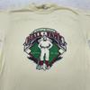 Vintage National Baseball Hall of Fame Shirt Herren Klein Creme Cooperstown 80er