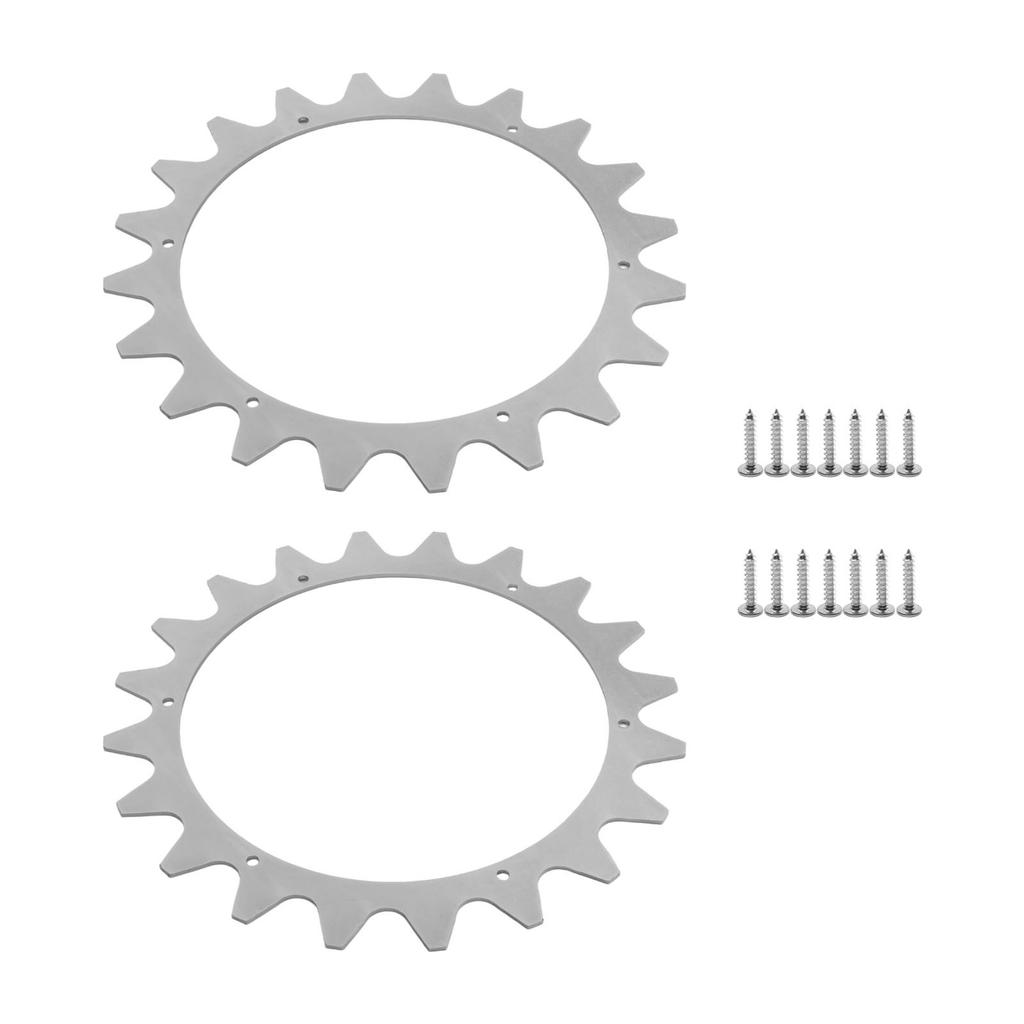 Easy Installation Lawn Mowing Wheels Improved Traction
