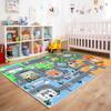 Snakes and Ladders Game Pattern Carpet Non-slip Home Living Room Sofa Area Rug Children's Early Education Institutions Floor Mat
