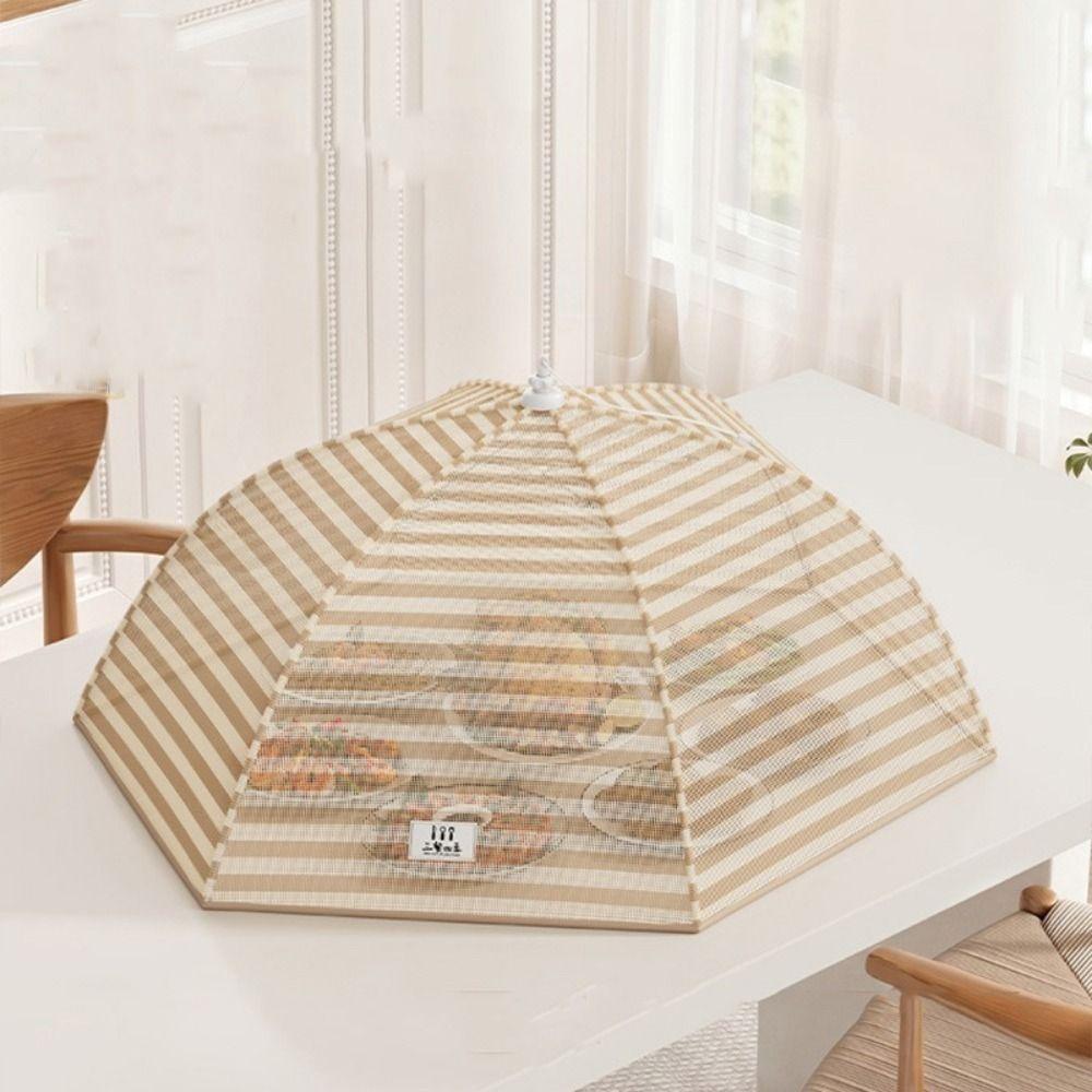 Anti-Mosquito Dish Covers Folding Food Preservation Cover Portable Mesh Food Cover  Kitchen