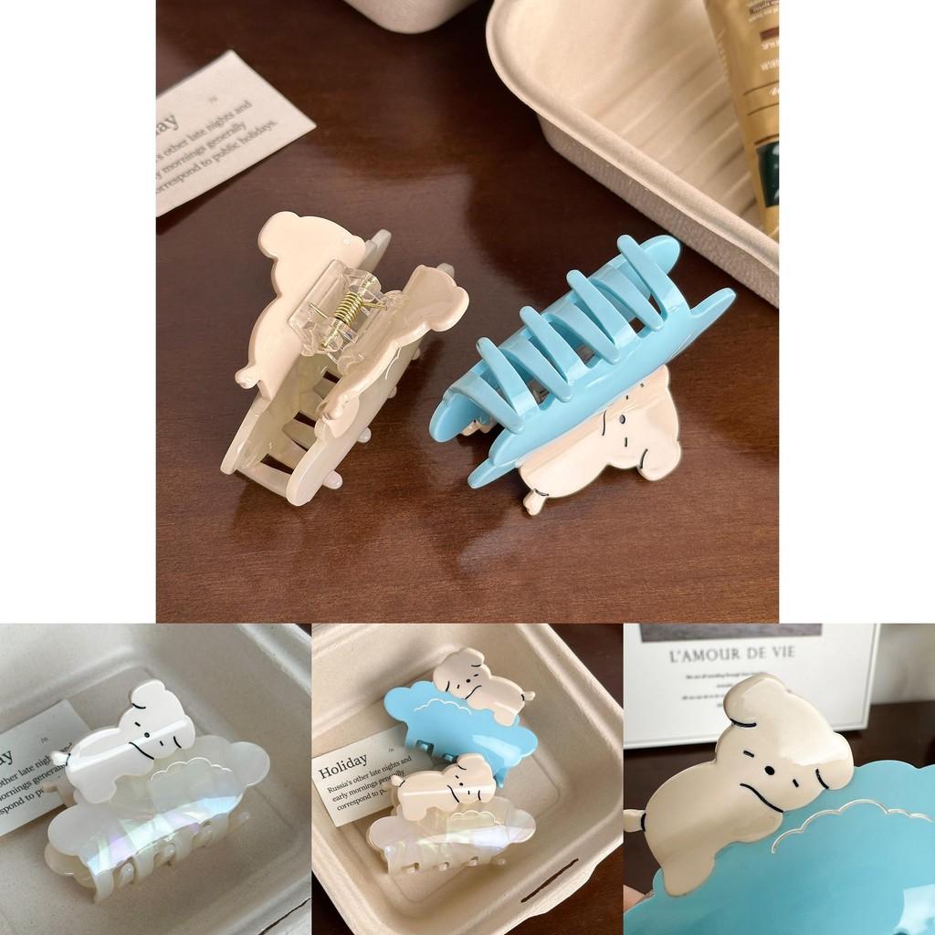 Charming And Cute Dog Design Cloud Hair Claw Clip For Women In Stylish Acetate