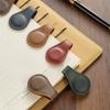 1pcs Magnetic Bookmark Double-Sided Magnetic Reading Bookmark Multifunctional Leather Bookmark Book Accessories