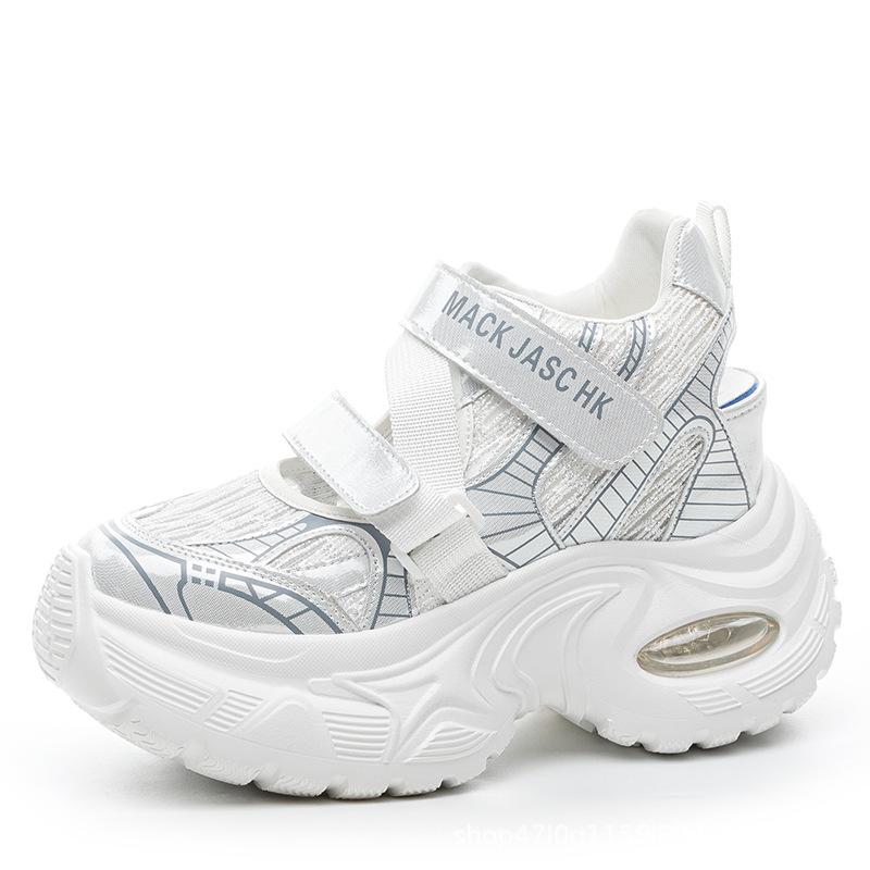 Inner height increase 1 new breathable dad shoes thick-soled mesh small sports and leisure shoes A