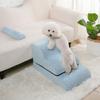 Removable Dog Stairs 3 Steps Ramp Couch Puppy Old Dog Non-Slip Removable Ladder High Couch and Bed Pet Supplies, Combined Stairc