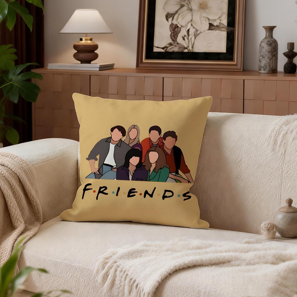 Comedy Friends Cushion Cover Cushion Cover Set 4Pcs 50x50 45x45 40x40 Pillowcase Decorative Sofa Home Decor