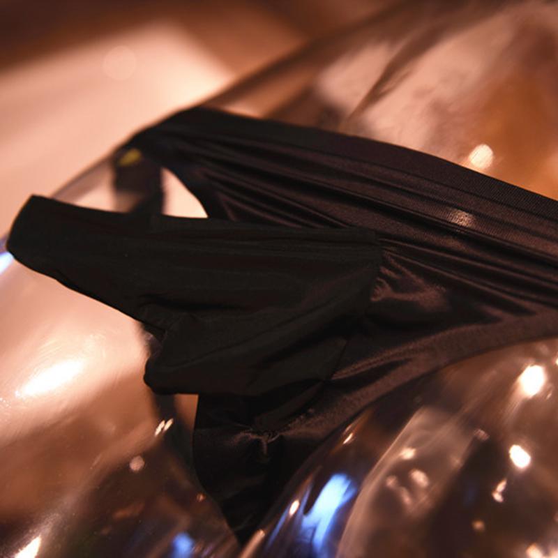 Sisy pánské ledově hedvábné ultratenké prodyšné bezešvé strečové spodky sexy kalhotky