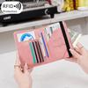 2024 Women's RFID Anti-theft Passport Bag - Multifunctional, Simple, Solid Color Travel Holder