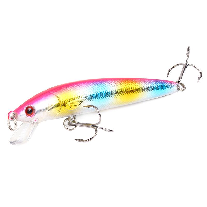 Luya Bait Mino Bait 10cm/9g Floating Water Sound Bead Simulation Bait Hard Bait Bait Fake Bait Fishing Gear Products