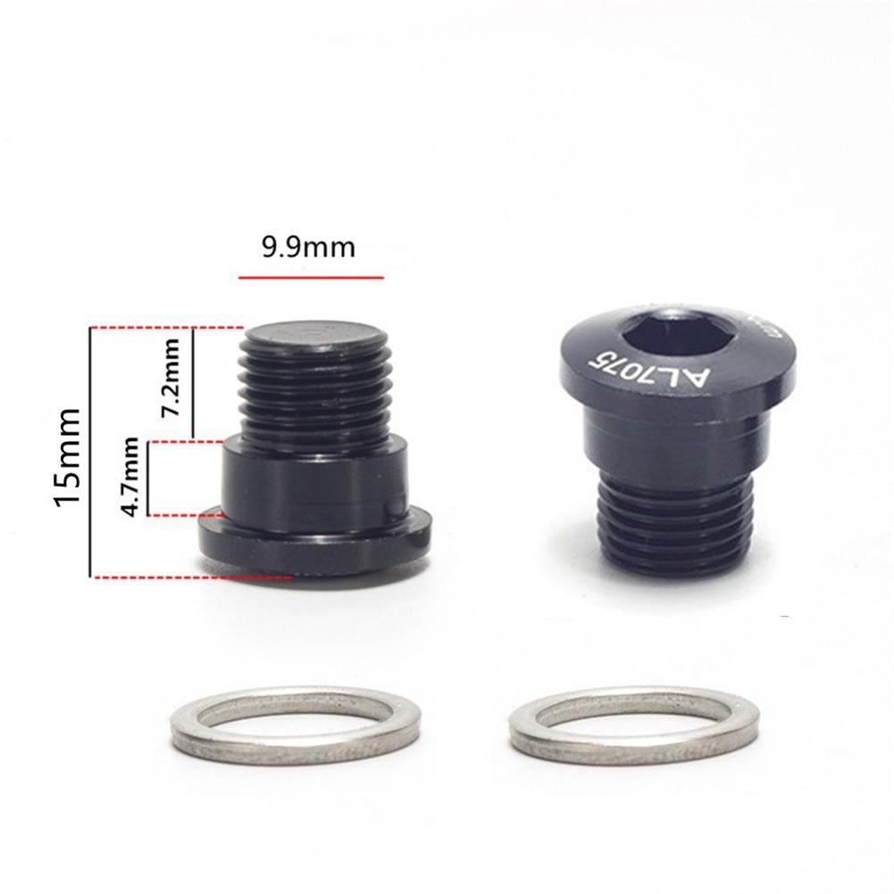 Accessory 2pcs Rear Derailleur Screws Aluminum Alloy Component