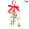 1Pcs/2Pcs Vintage Saint Benedict Medal Pendant Prayer Alloy Hanging Ornaments Blessing San Benito Medalla Cross