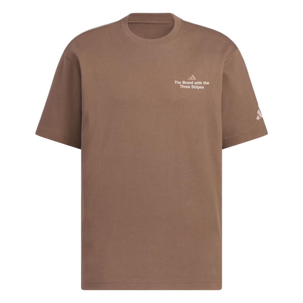 Adidas GFX SHORT SLEEVE T SHIRT T Shirt Men's Brown KF0125