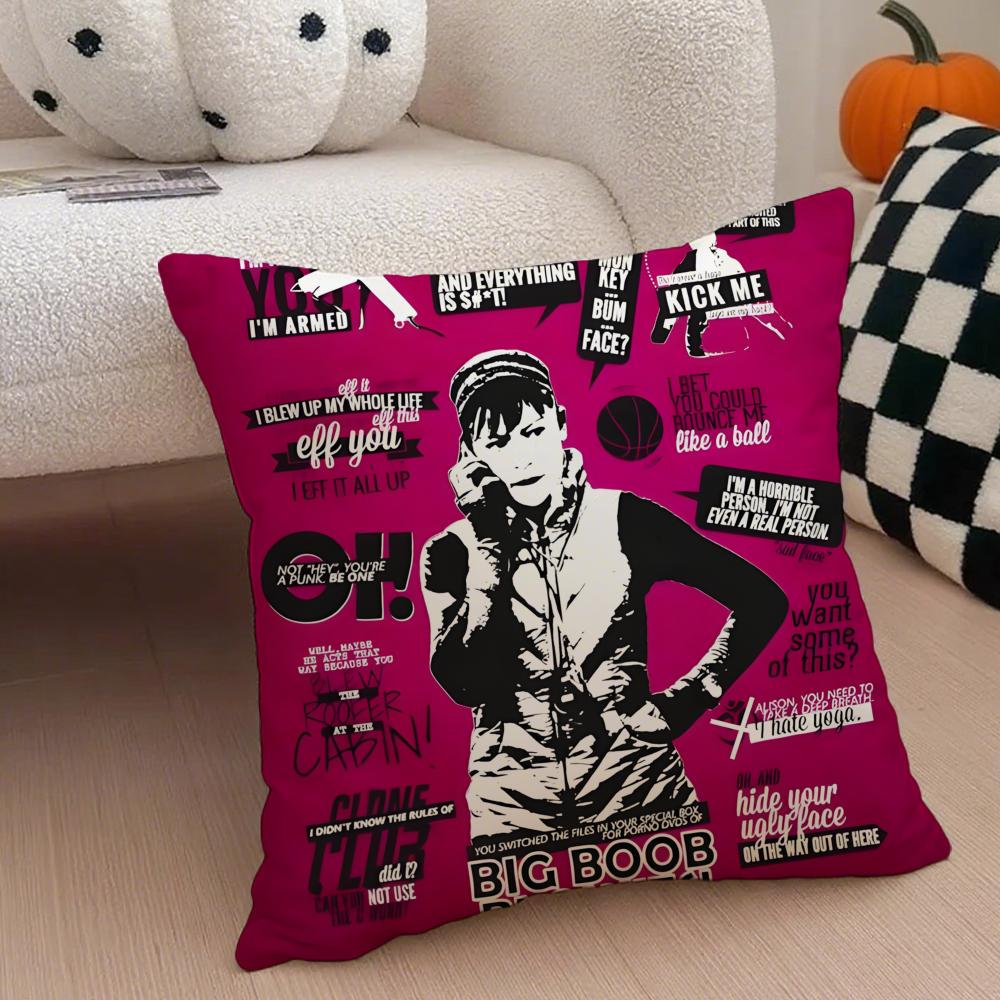 AAlison Hendrix Cushion Cover Throw Pillow Cover Hidden Button Durable Polyester Chair Cushion