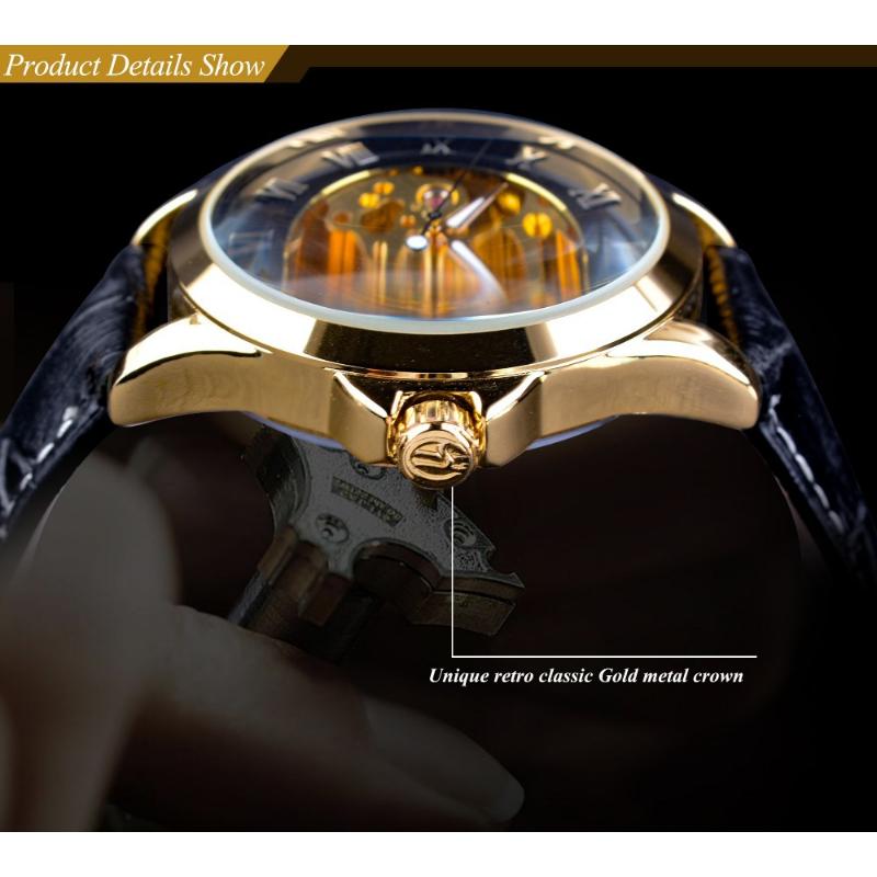Forsining Men Fashion and Leisure Hollow Automatic Mechanical Watch