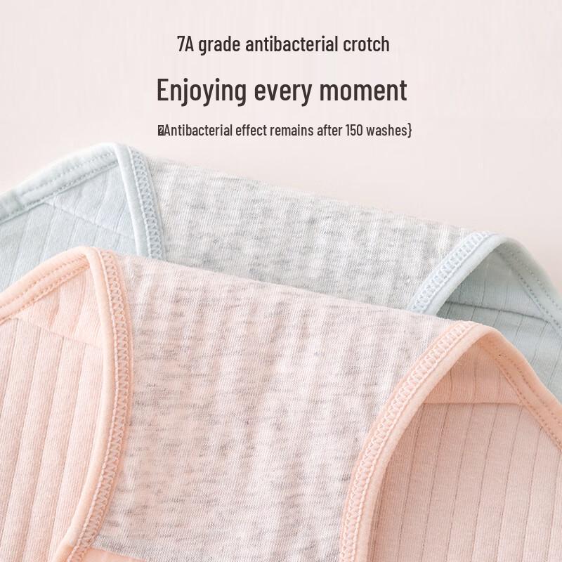 GUJIN Women's High-Waist Cotton Tummy Control Briefs (5-Pack)