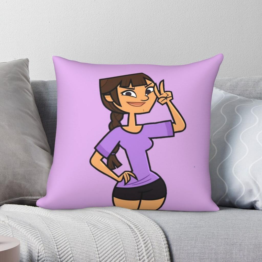Hannahs Pyjamas Disventure Camp Square Pillowcase Polyester Linen Velvet Printed Decorative Throw Pillow Cushion Case x