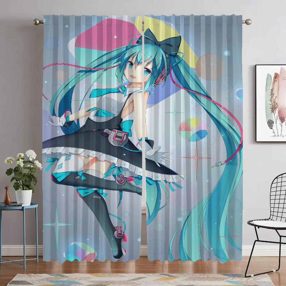 Kitchen Curtains for Camera Mikus Modern Living Room Curtains 2 Pieces Blackout Curtain Halloween Decoration Partition Shades