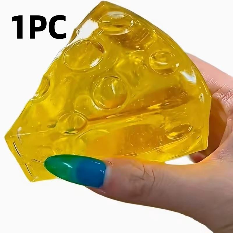 

1Pc Squishy Honey Cheese Square Fidgets Toys Super Soft Mochi Cheese Squeeze Toy Funny Anti-stress Sensory Toy for Adults