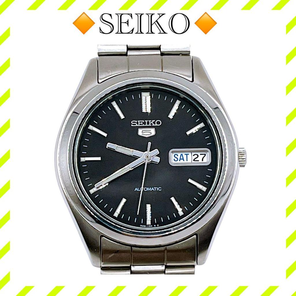 [USED] Seiko 7S26-0060 Watch, Size 5, Silver, Black, Unisex