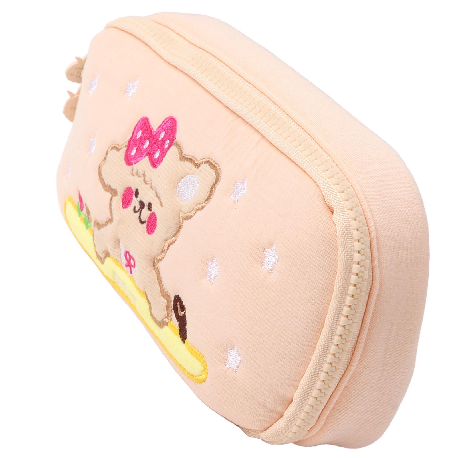 

Pencil Bag Cotton Cute Puppy Pattern Large Capacity Cartoon Pencil Pouch for Students