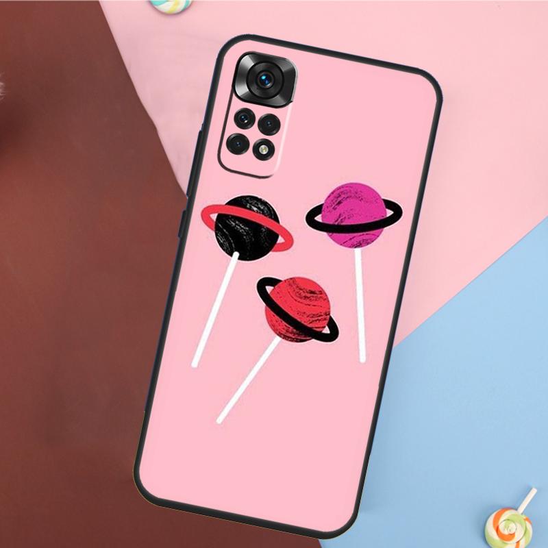 Pizza Sushi Food Donuts Cover For Xiaomi Redmi Note 13 Pro 14 12 11 9 10 9S 10S 11S 12S Redmi 14C 10C 12C 13C Case