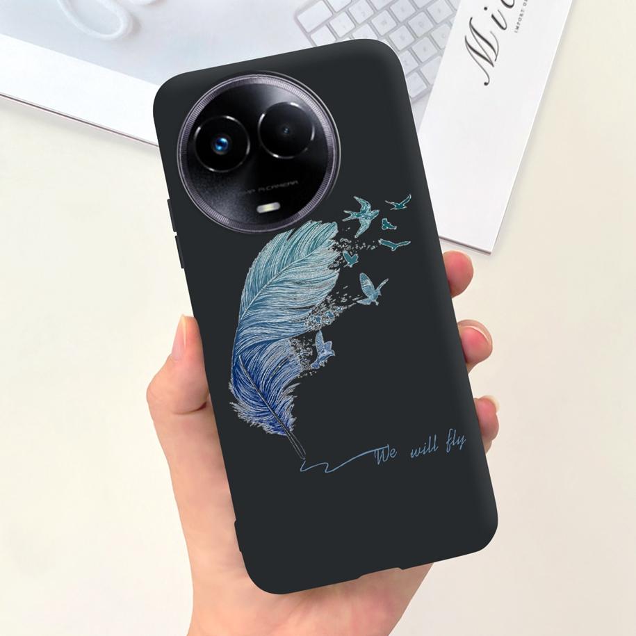 Shockproof Case For Realme 11 5G / Realme 11X Phone Cover Fashion Girls Soft Silicone Funda For Realme11 11 X 2023 RMX3785 Coque