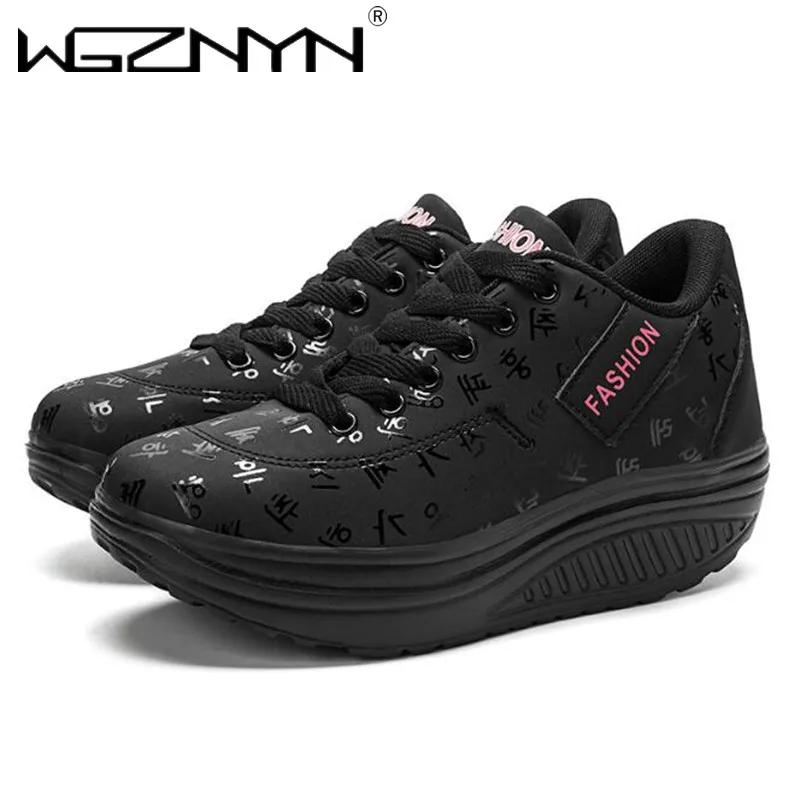 Damen Sneaker Keilabsatz Casual Sportschuhe Damen Sneaker Damen Outdoor Schuhe Damen Schnürung Damen Sneaker Zapatillas Mujer