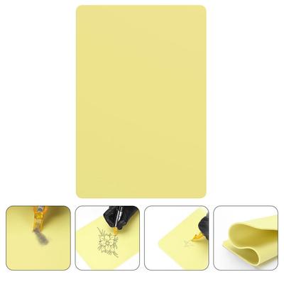 2Pcs A4 Silicone Tattoo Practice Skin Blank Lightweight Portable Soft Tattoo for Tattooing Microblading Practice