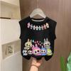 Cute Labubu Vests for Children, Fashionable T-shirts for Boys and Girls Summer