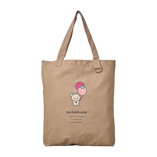 Hapitas Rilakkuma Tragetasche 6075-M Beige Gesicht