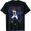 Number and Portrait Mauricio Dubon Houston MLBPA T-Shirt(1)