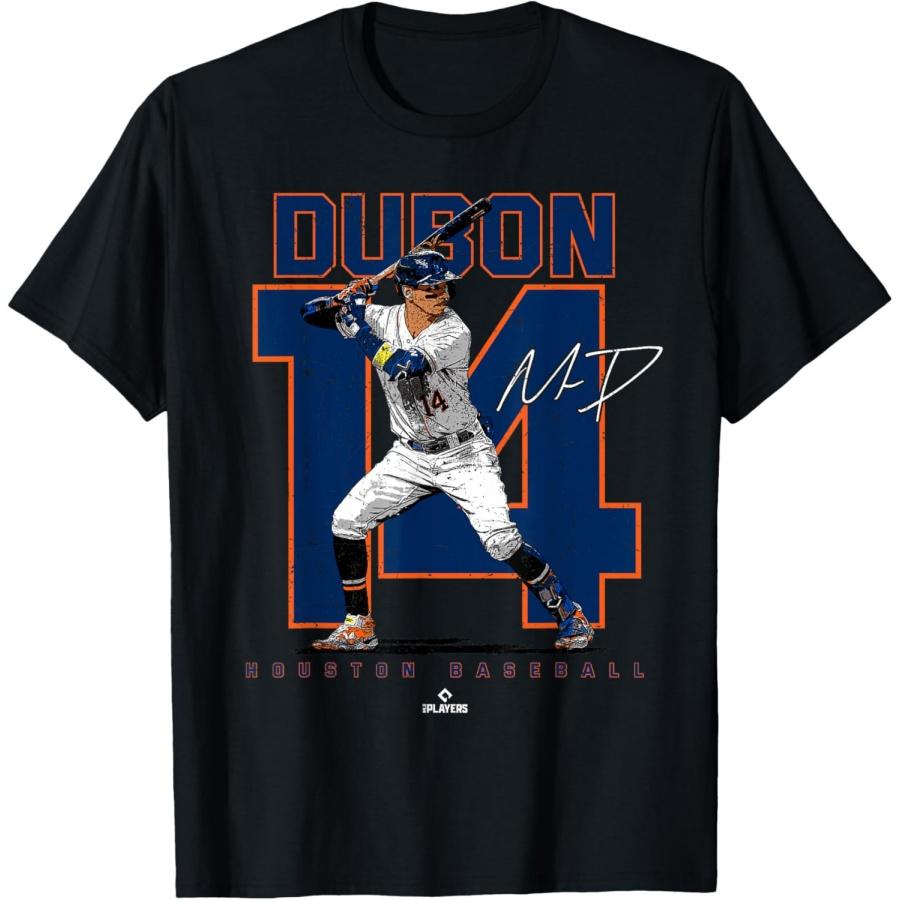 Number and Portrait Mauricio Dubon Houston MLBPA T-Shirt(1) S