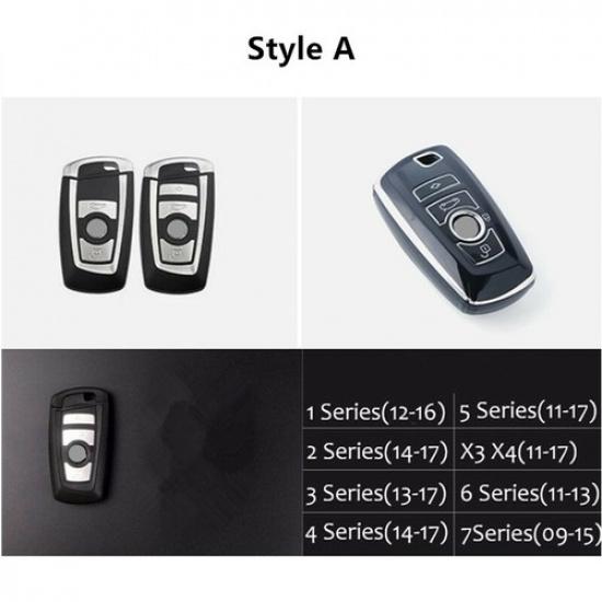 Luxury TPU Remote Car Key Fob Cover Case Shell For BMW 2 3 4 5 X3 X4 2014-2017