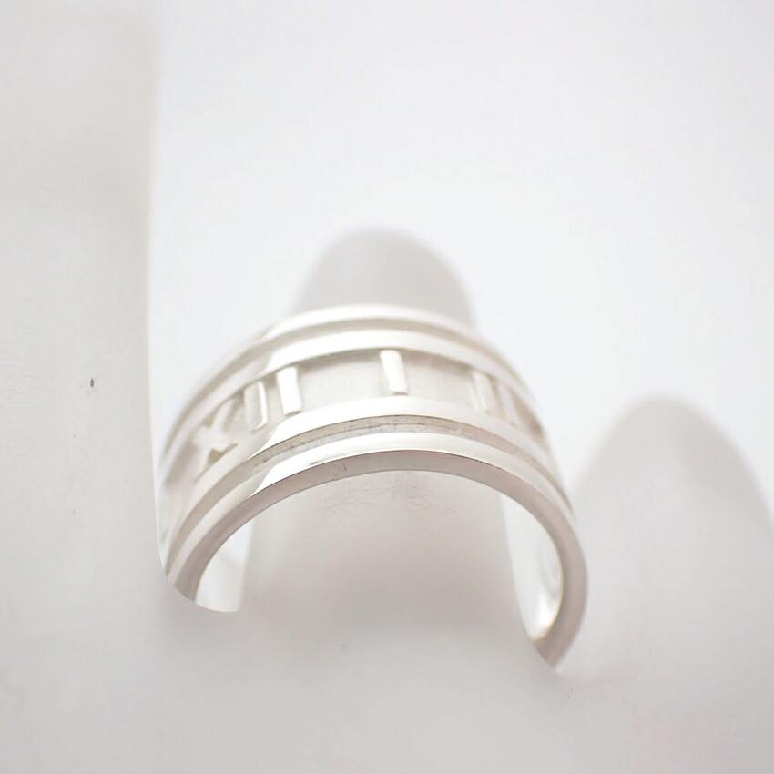 [Pre-owned] TIFFANY 925 Atlas Wide Ring / Size 12 / J76-68