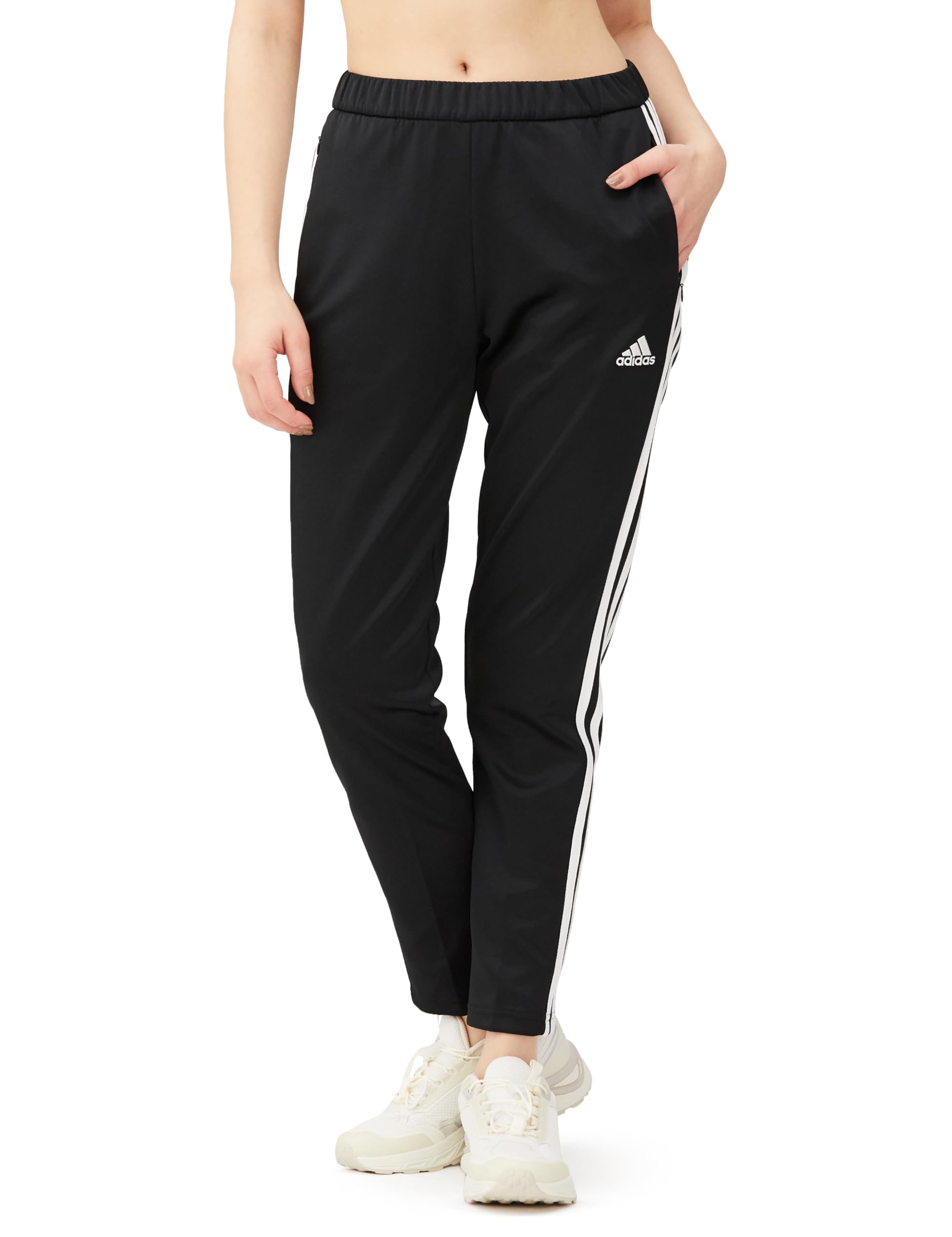 

Спортивные брюки Adidas женские Must-Have с 3 полосками, черно-белые (JF8772)