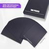 Crtiin 100 Sheets Black Sketch Drawing Paper Heavyweight 150 GSM 100 Lbs Artist Drawing Paper Sketchbook for Colored Pencil Oil