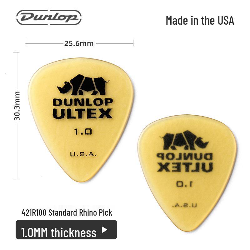Dunlop Rhino 421R Anti-Slip Guitar Pick for Acoustic & Electric Guitars