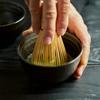 Golden Bamboo Matcha Whisk, 100 Prongs Traditional Japanese Chasen Stirrer