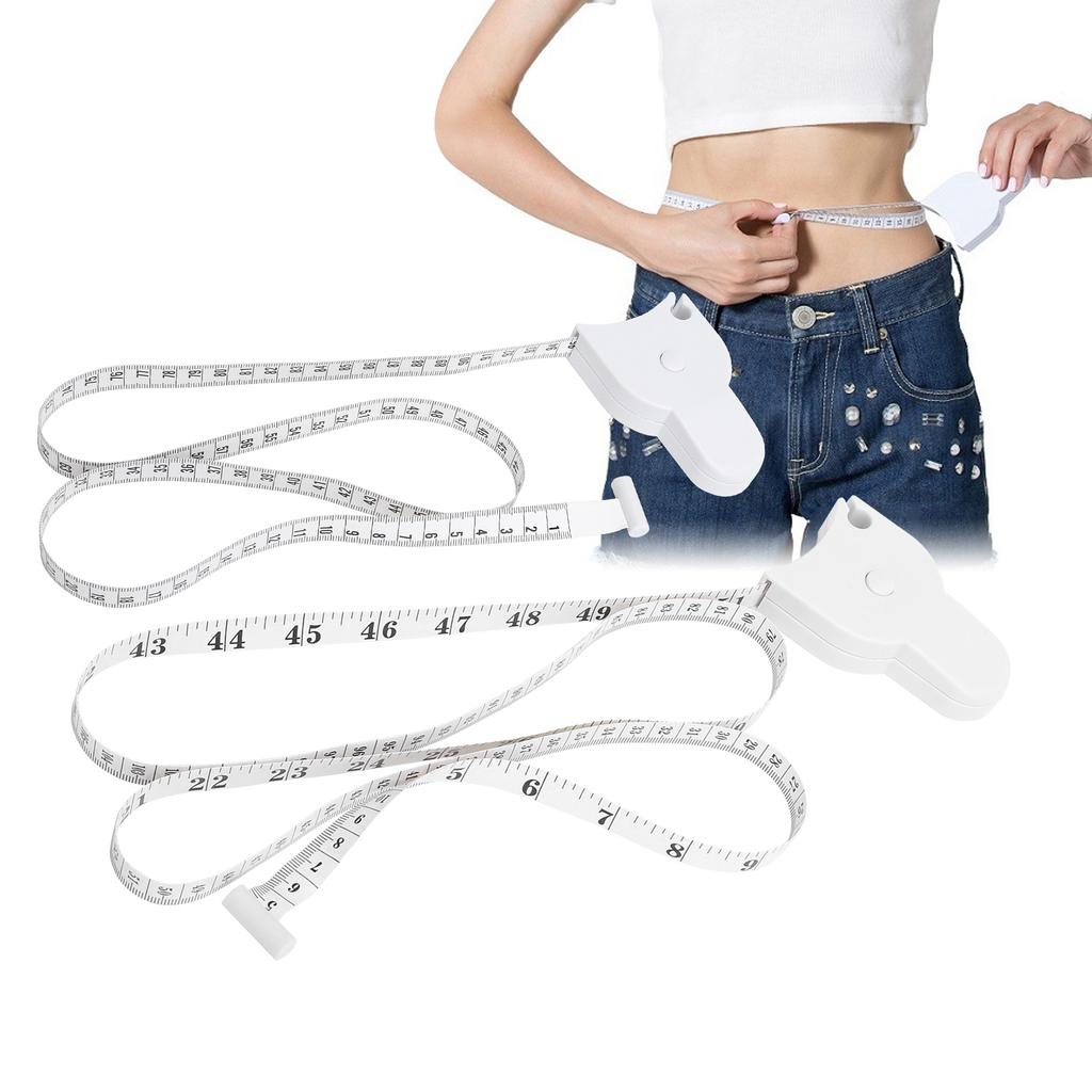 Double Sided Scale Body Waist Tape Accurate Head Hips Legs Retractable Measure Tape