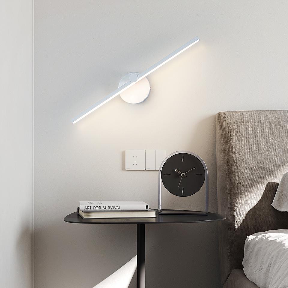 Kreative LED-Wandleuchte für Schlafzimmer und Spiegel – 300° drehbare Dekorationsleuchte