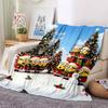 1Pc Christmas Minions Celebration Blanket Soft And Comfortable Casual Warm Camping Travel Christmas Halloween Gift M91751
