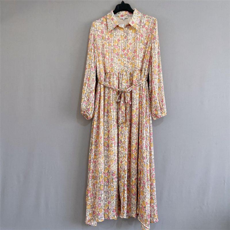 

Export USA Sor * Plus Size Women s Belt Chiffon Dress Long Dress Belted Chiffon Long Dress Color 46