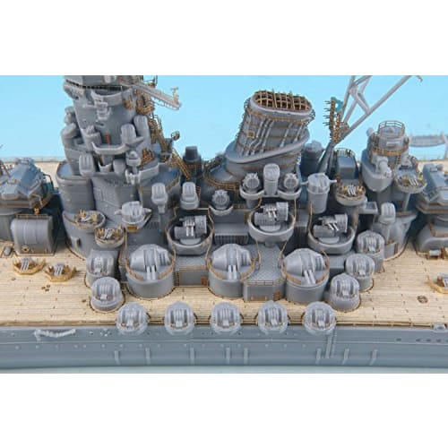 Pit Road 1/700 Scale Upgrade Parts for Ship Models - Japanese Navy Battleship Yamato Final Edition, Genuine Upgrade Parts Set, Plastic Model Parts GB7